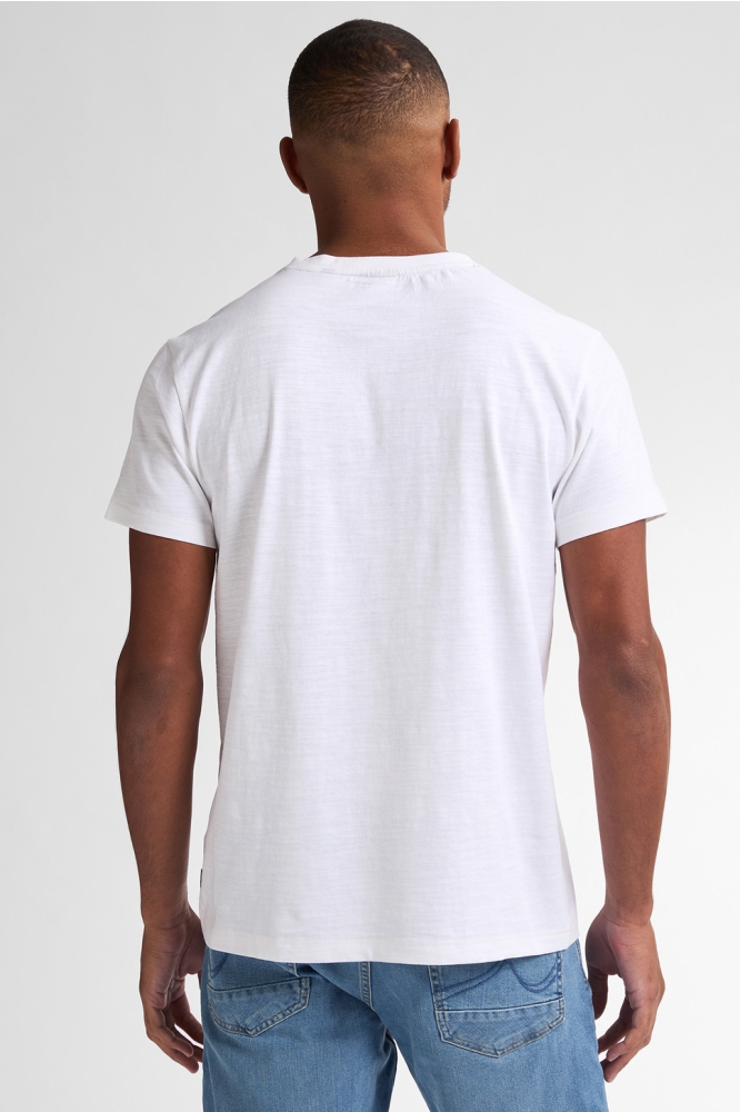 T SHIRT MET V HALS M 1050 TSV662 0000 BRIGHT WHITE